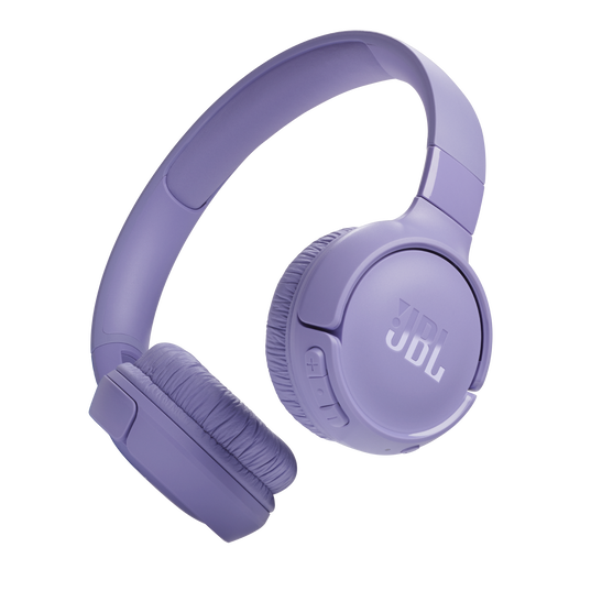JBL Tune 520BT - Purple - Hi-Res wired on-ear headphones - Hero